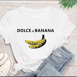 Brand new Shein dolce & banana t shirt